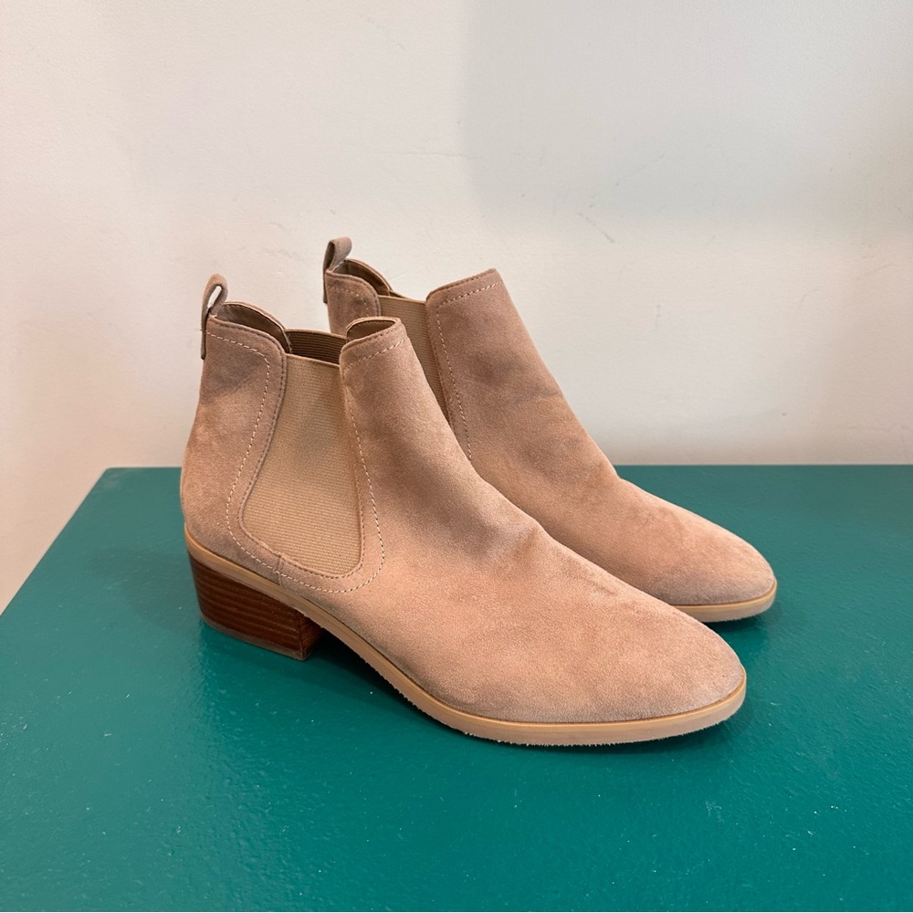 Women's Tan Suede Ankle Boots